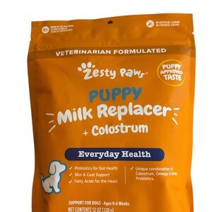Zesty Paws Puppy Milk Replacer + Colostrum